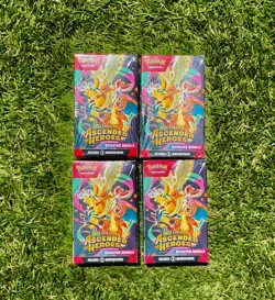 4x Pokemon Ascended Heroes Booster Bundle – Mega Evolution TCG (6 Packs Each) - Image 1