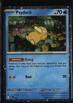 Psyduck 007 Holo Promo ME: Mega Evolution Promo Pokemon Near Mint - Image 1
