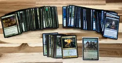 Magic the Gathering 150 blue & green card lot -- no lands - Image 2
