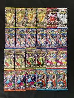 【Free Shipping】 Japanese 24 Booster Packs Pokemon - Image 1