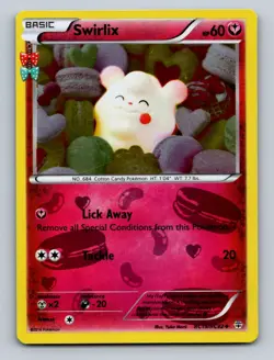 Pokemon TCG Swirlix Holo Uncommon Generations: Radiant Collection RC19/RC32 - Image 1