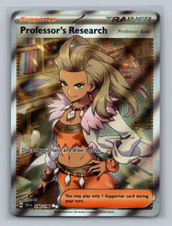 Professor's Research (Professor Sada) 240/198 Scarlet & Violet Pokemon NM - Image 1