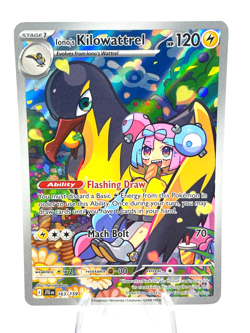 Iono's Killowattrel 163/159 - Journey Together - Illustrator Rare - Pokemon - NM - Image 1
