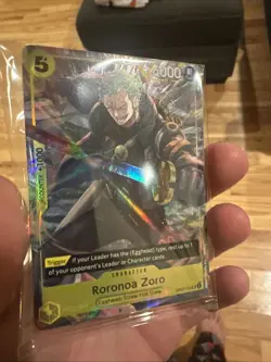 One Piece Illustration Box Volume 3 Roronoa Zoro Promo Alt Art Card English - Image 3