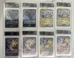 30.Pokemon CHN Lot×8: Umbreon V, Mew ex, Mimikyu V RR VB16 - Image 1
