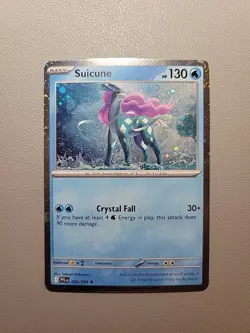 Pokemon Suicune 026/094 Phantasmal Flames Cosmo Holo Knockout Exclusive TCG NM - Image 1