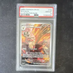 Pokemon Blaziken 192/182 Sv10 Illustration Rare PSA 10 - Image 1
