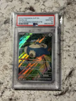 Snorlax SVP 051 Black Star Promo Pokemon Center ETB (Pokemon 151 2023) - Image 1