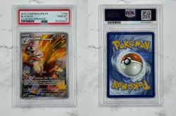 2025 Pokemon Dri En-Destined Rivals #192 Blaziken Illustration Rare PSA 10 - Image 3