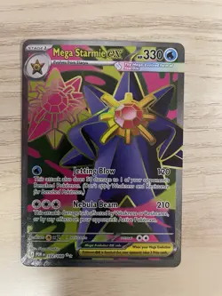 Pokemon TCG Mega Starmie ex 102/088 Full Art Ultra Rare Perfect Order NM/M - Image 1