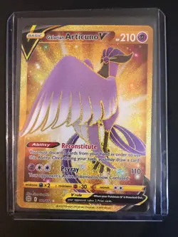 Galarian Articuno V 181/172 Secret Rare - Pokemon TCG Brilliant Stars 2022 NM - Image 1