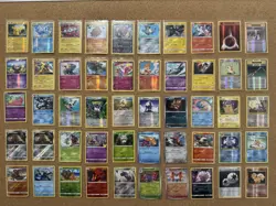 Pokemon TCG Assorted Lot of 50 Holo Foil and Reverse Holo Foil Cards - Image 1