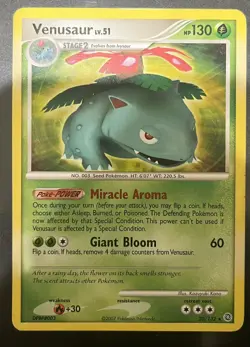 Pokemon Venusaur Secret Wonders 20/132 Non-Holo - Image 1