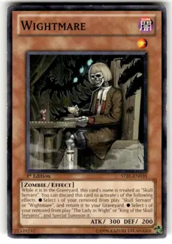 Wightmare - 1st Edition STBL-EN035 - LP - YuGiOh - Image 1