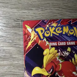 Destined Rivals Pack Art Trainer Tip Card - Ethan’s Ho-Oh | PreRelease Deck RARE - Image 4