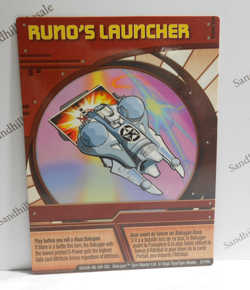 Bakugan Card - Runo's Launcher - Red Ability Card - BA268 - 25/48c - 2008 - Image 1