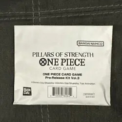 One Piece Card Game Pillars of Strength Pre-Release Kit Vol. 3 SEALED English - Image 1