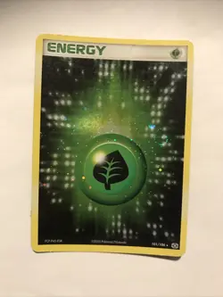 Grass Energy - 101/106 - Pokemon EX Emerald Holo Card LP - Image 1