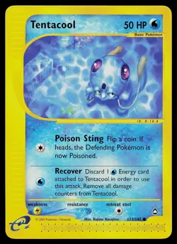 Pokemon Card - Tentacool Aquapolis 113/147 Common - Image 1