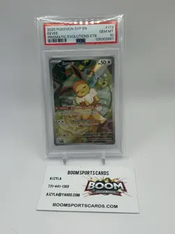 PSA 10 Eevee 173 SVP en Prismatic Evolutions ETB Promo Pokemon Card GEM MINT - Image 1