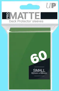 Ultra Pro 60 Small Green PRO-MATTE Deck Protector Gaming Card Sleeves Vanguard - Image 1