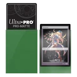 Ultra Pro 60 Small Green PRO-MATTE Deck Protector Gaming Card Sleeves Vanguard - Image 2