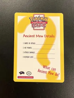 Ancient Mew Holo Holographic Pokemon Card Promo 1999-2000 Wizards Rare Gamefreak - Image 4