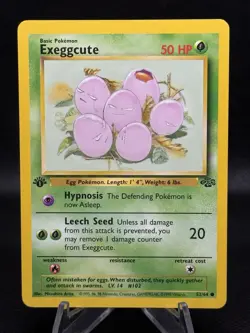Pokemon Exeggcute 52/64 1st Edition Jungle Regular *NM* - Image 1