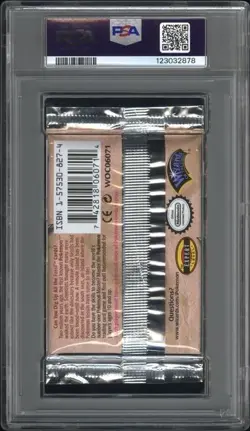 1999 POKEMON FOSSIL 1ST EDITION ZAPDOS ART SEALED BOOSTER PACK PSA 8 - Image 2