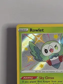 Rowlet Shining Fates SV001/SV122 Shiny Vault Holo Rare Pokemon TCG LP-NM - Image 2