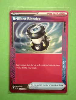 Brilliant Blender 164/191 Ace SPEC Sv08:Surging Sparks Holo Trainer Pokemon Card - Image 3