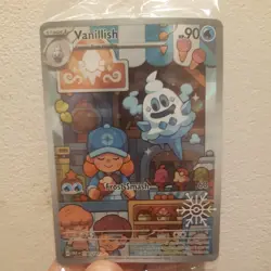 Vanillish 190/182 Pokemon TCG Holiday Calendar 2025 Festive Stamp Promo Card - Image 1