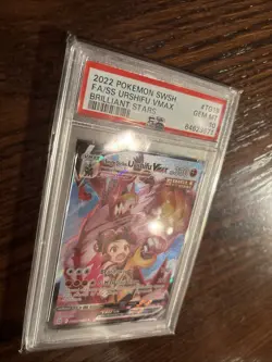 2022 Pokemon SWSH Brilliant Stars #TG19 FA/SS Urshifu VMax PSA 10 GEM MINT - Image 5
