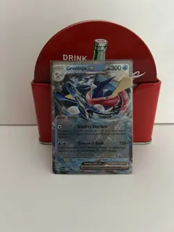 Pokemon TCG Scarlet & Violet Holo Greninja EX SVP 054 Black Star Promo - Image 1