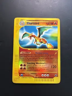 2002 POKEMON EXPEDITION 40/165 CHARIZARD REVERSE HOLO PR PSA 1 - Image 1