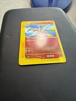 2002 POKEMON EXPEDITION 40/165 CHARIZARD REVERSE HOLO PR PSA 1 - Image 2