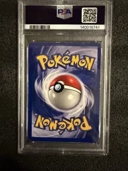 1999 Pokemon Base Set 1st Edition Shadowless Hitmonchan Holo Rare PSA 3 Vintage - Image 3