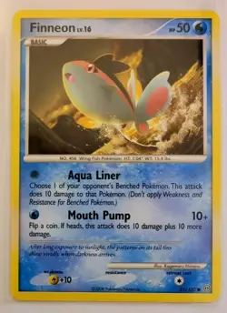 Pokemon Diamond & Pearl Stormfront Finneon Common 61/100 NM/M Condition - Image 1