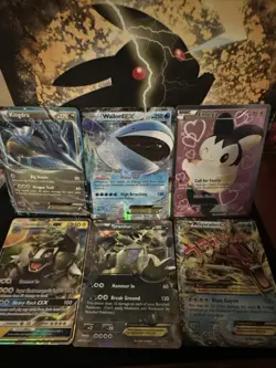 Vintage Pokemon Card TCG Lot Ultra Rares Foil 6 Cards - Image 1