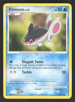 Finneon 83/123 Pokemon TCG Mysterious Treasures LP - Image 1