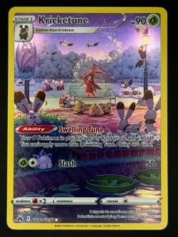 Kricketune GG02/GG70 Holo Crown Zenith Galarian Gallery Pokemon NM - Image 1