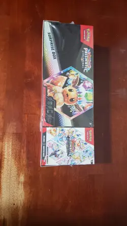 Pokemon Prismatic Evolutions Surprise Box Booster Bundle Eevee Promo English - Image 1