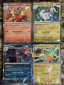 Pokemon Mega Evolution Chaos Rising Build And Battle Promo Stamps Full Set!!! - Image 1