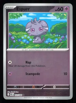 Espurr - ME03: Perfect Order 033/088 - Reverse Holo Pokemon TCG NM - Image 1