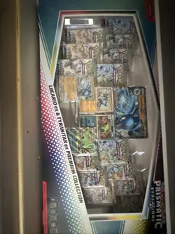 Pokemon TCG Prismatic Evolutions Lucario Ex + Tyranitar Ex Premium Collection - Image 3