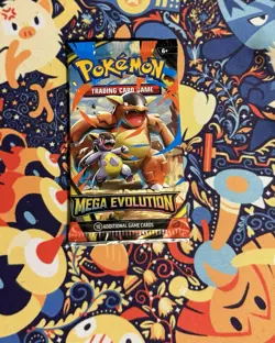 Pokemon Mega Evolution Booster Pack Sealed Scarlet & Violet English - Image 1