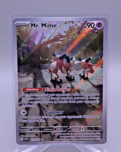 Pokemon Mr. Mime - Illustration Rare - 179/165 - 151 Scarlet & Violet - K112 - Image 1