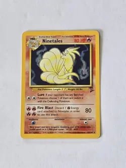 Pokemon TCG Base Set 2 -Ninetales- Holo Rare 13/130 Vintage - LP - Image 1
