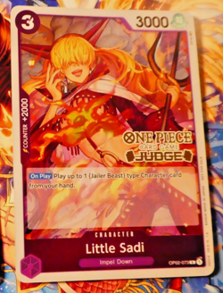 One Piece Card Game Carte Holo Judge Little Sadi OP02-073 English - Image 1