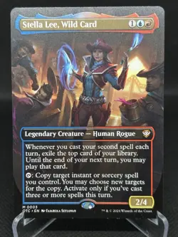 MTG Stella Lee, Wild Card Borderless NM Regular (0003 OTC) Magic The Gathering - Image 1